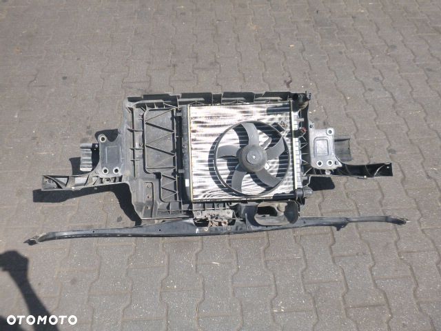 PAS PRZEDNI WZMOCNIENIE CZOŁOWE CHŁODNICA WENTYLATOR KOMPLETNY SKODA FABIA I 1.4 MPI 99-05 BEZ KLIMATYZACJI - 12