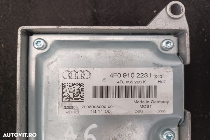 Amplificator audio 4F0910223H 4F0035223K 4F0910223H 4F0035223K Audi A - 4