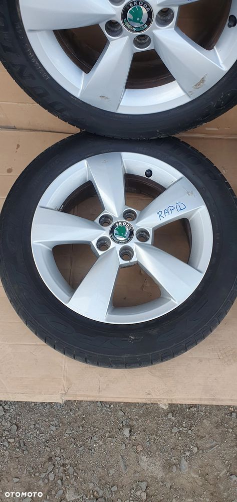 Alufelgi alusy z oponami 5x100 185/60 R15 Skoda Rapid 5JA601025 - 10