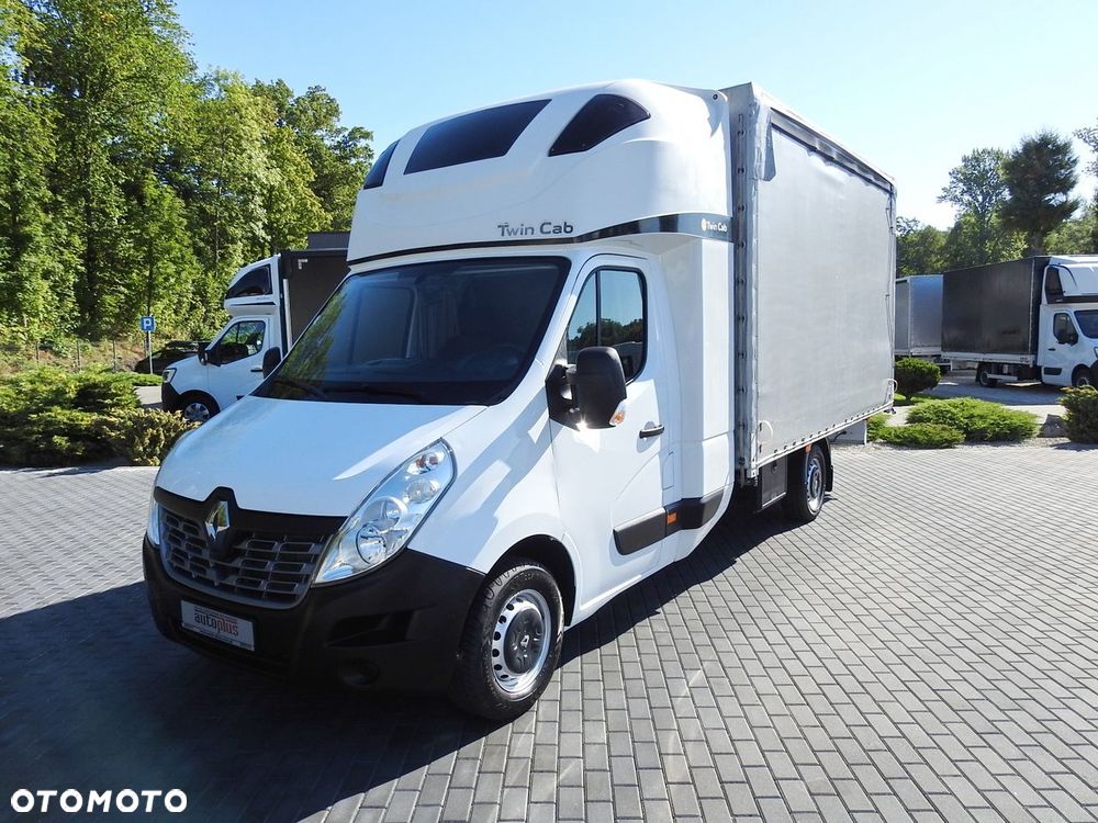 Renault MASTER PLANDEKA 8 PALET WEBASTO TEMPOMAT KLIMATYZACJA PNEUMATYKA  170KM - 19