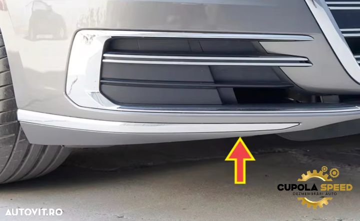 Ornamet crom bara fata dreapta 4N0853334 2ZZ OE-Produs NOU Audi A8 D5 - 3