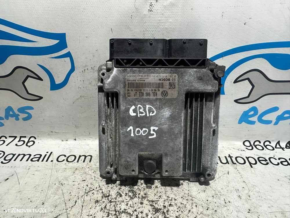.Centralina Motor Original Bosch VAG Volkswagen CBD CBDC 2.0 TDi 03L906022LF 0281015420 EDC17CP14 2008-2012 - 2