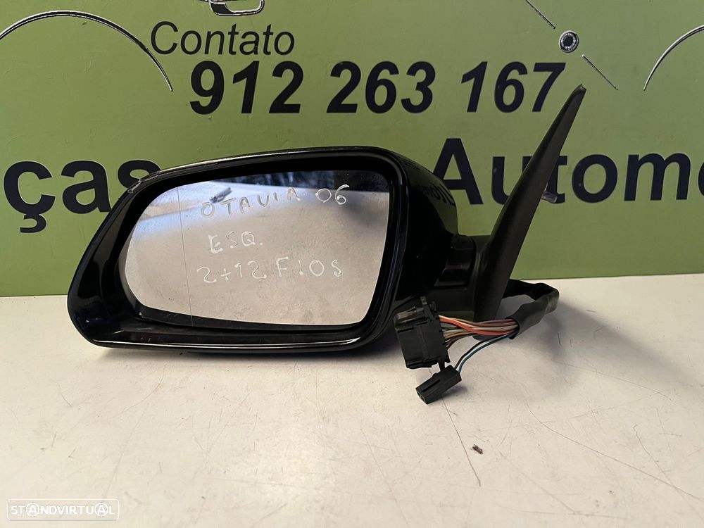 Skoda Octavia II - ESPELHO RETROVISOR ESQUERDO - ER331 - 3