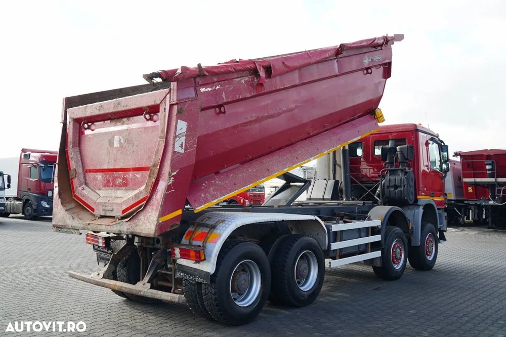 Mercedes-Benz ACTROS 4144 / 8x8 / BASCULATOR SPATE / MEILLER KIPPER / EURO 5 - 5