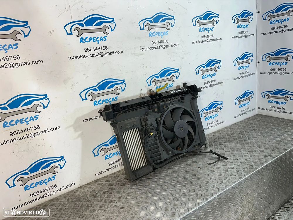 .Frente Fibra Chapa Radiadores Ventilador Ar Condicionado IC Intercooler PSA Peugeot Citroen 1.6 HDi 968272058 2008 - 2012 - 3