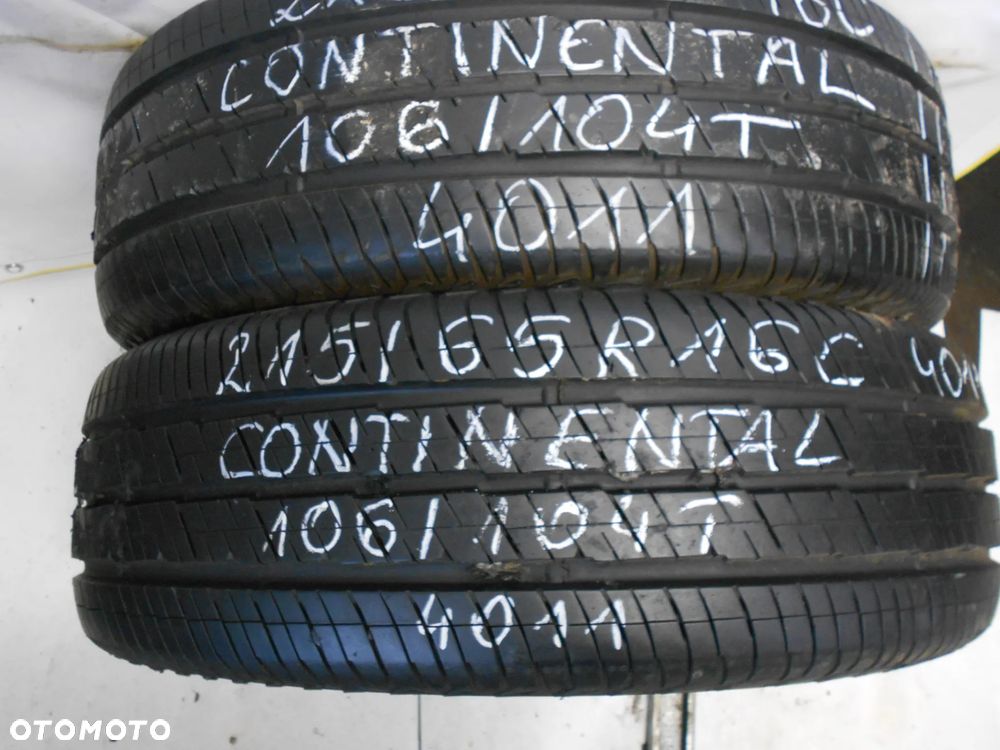 OPONY 215/65R16C CONTINENTAL VANCO 2 DOT 4011 10MM - 3