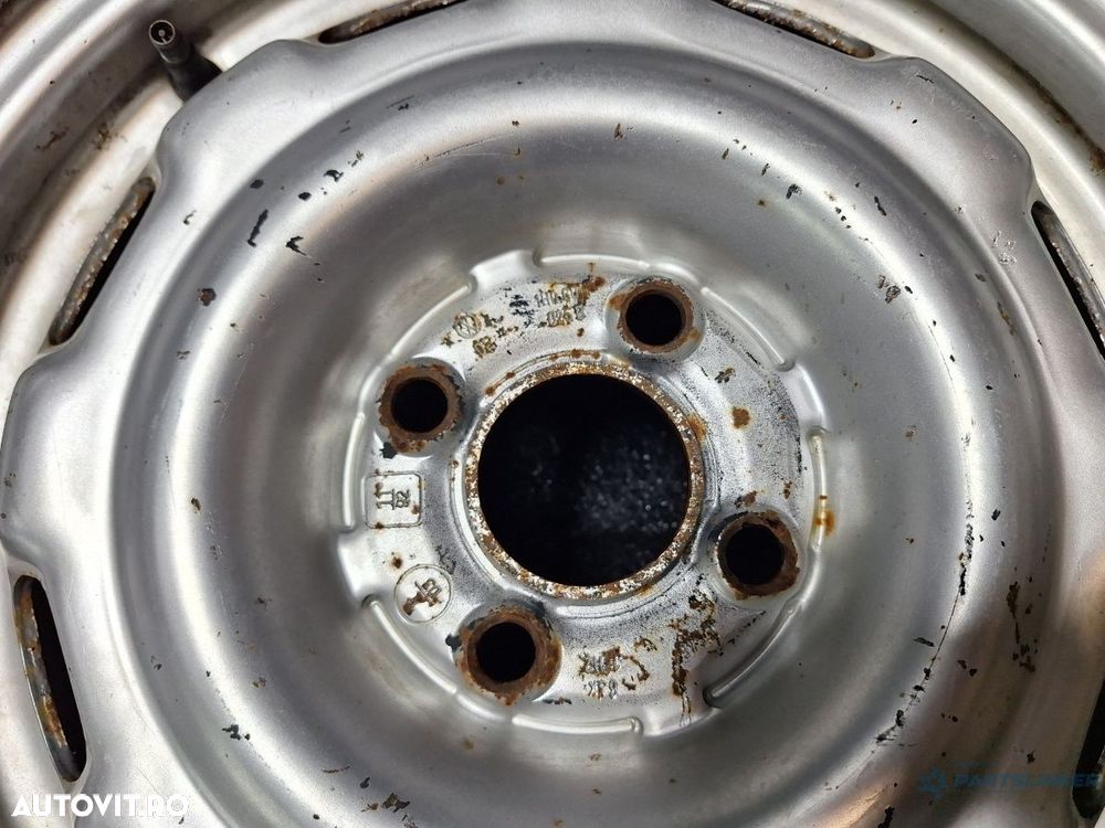 Janta otel R14 4x100 VOLKSWAGEN GOLF III Variant 1H5 1993 - 1999 TDI 1Z, AHU, ALE 6Jx14H2 ET45 1H0601025B - 5