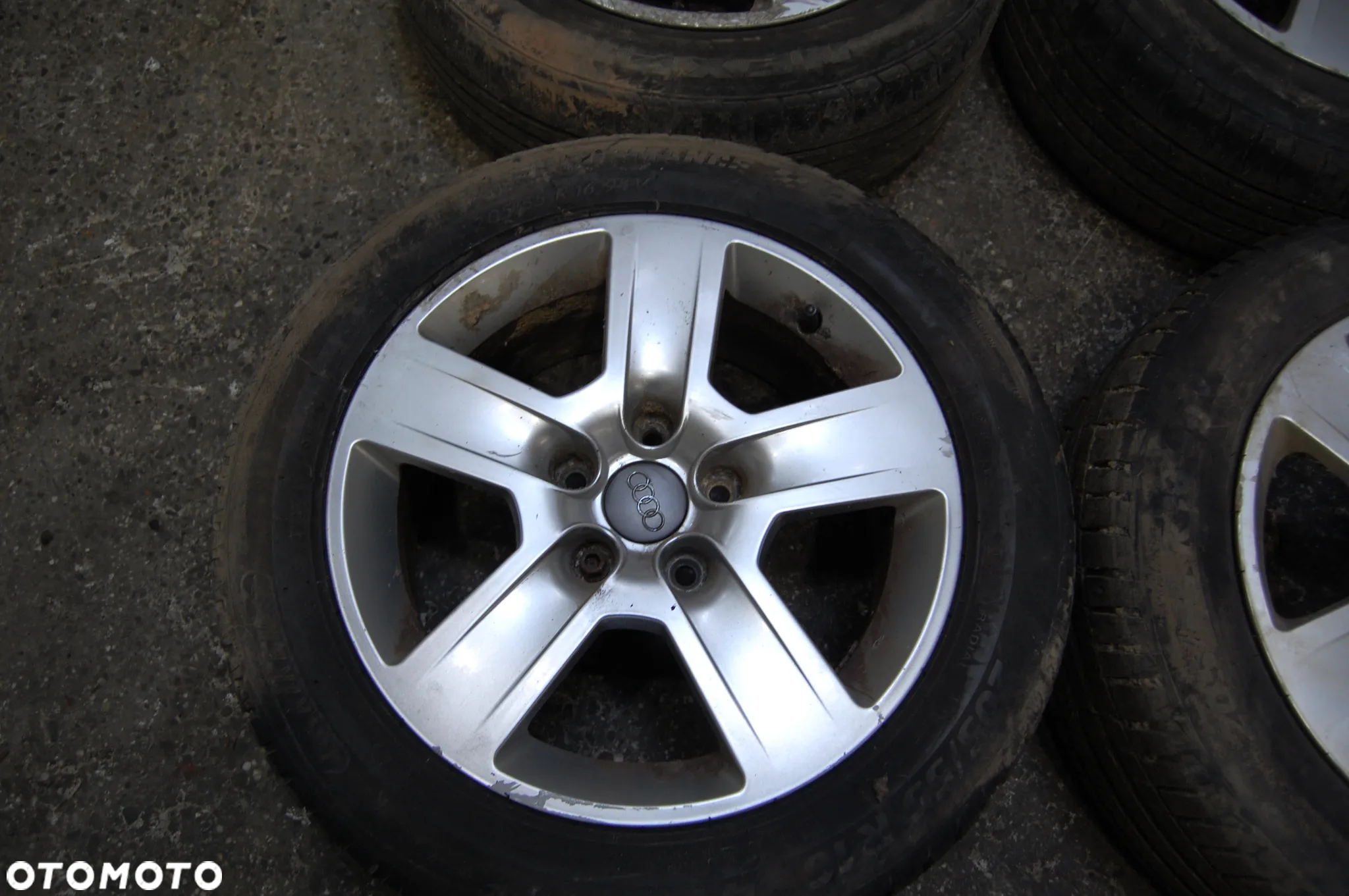 KOŁA FELGI ALUMINIOWE 8E0601025B 205/55R16 LATO 5X112 ET42 7J AUDI A4 B6 B7 SEAT SKODA - 4