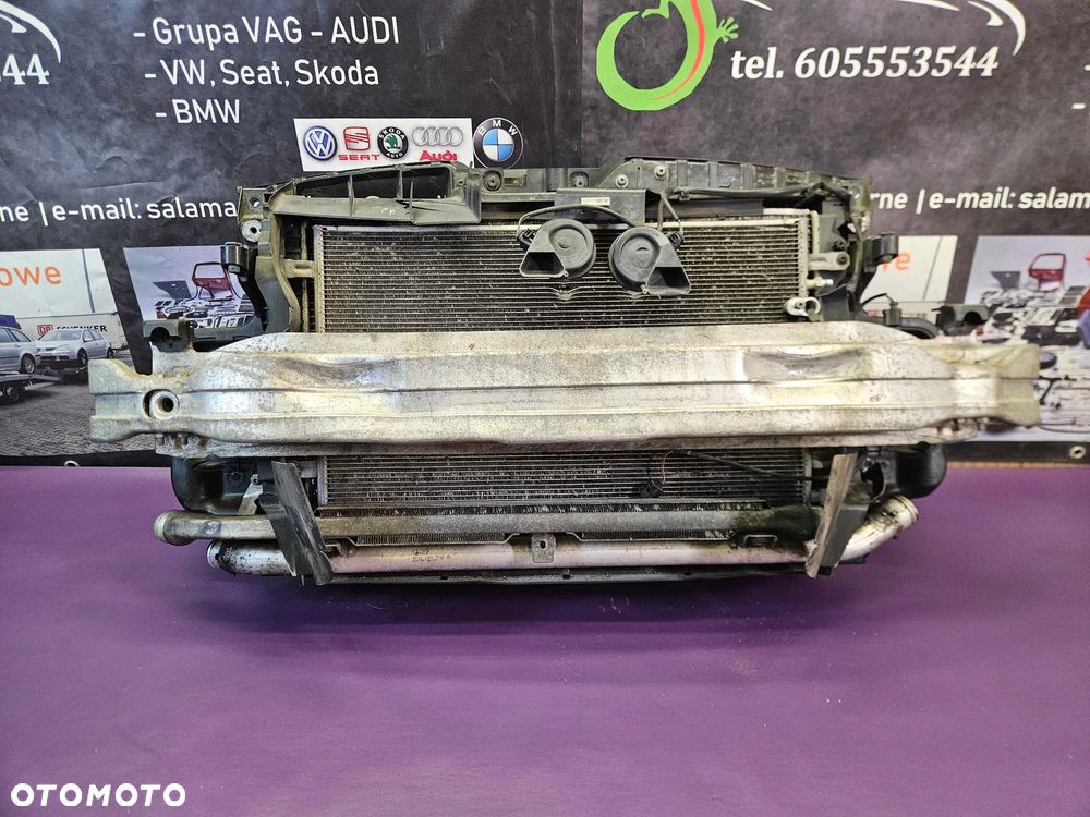 Pas Przedni Wzmocnienie Czołowe Belka Zderzaka Chłodnice Wentylatory 2.7 3.0 TDI AUDI A6 C6 - 2