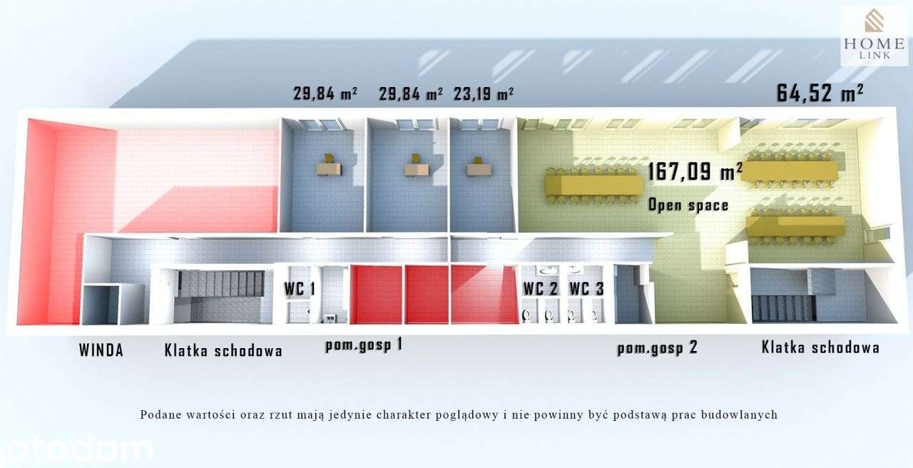 Wynajmę 281,77 m² powierzchni biurowej Dorotowo - Pełny obrazek: 4/20