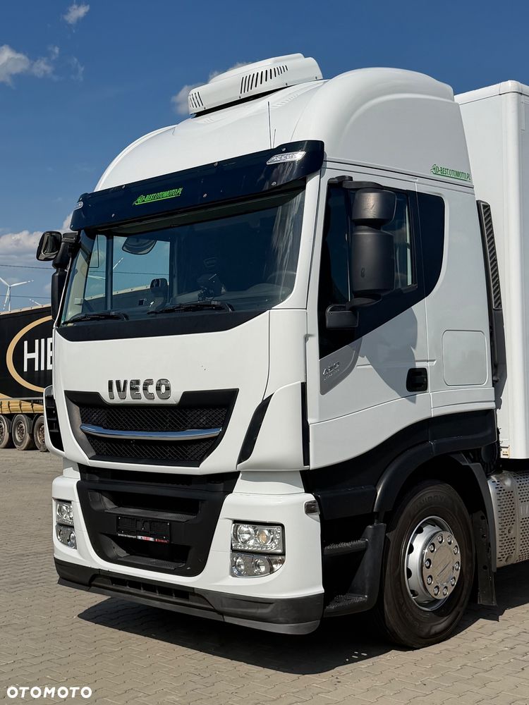 Iveco STRALIS 420 / HI-WAY / KONTENER / WINDA / 23 EUROPALETY / EURO 6 / AUTOMAT / 6x2 / OŚ SKRĘTNA / PODNOSZONA / 2019 ROK / SPROWADZONY - 12
