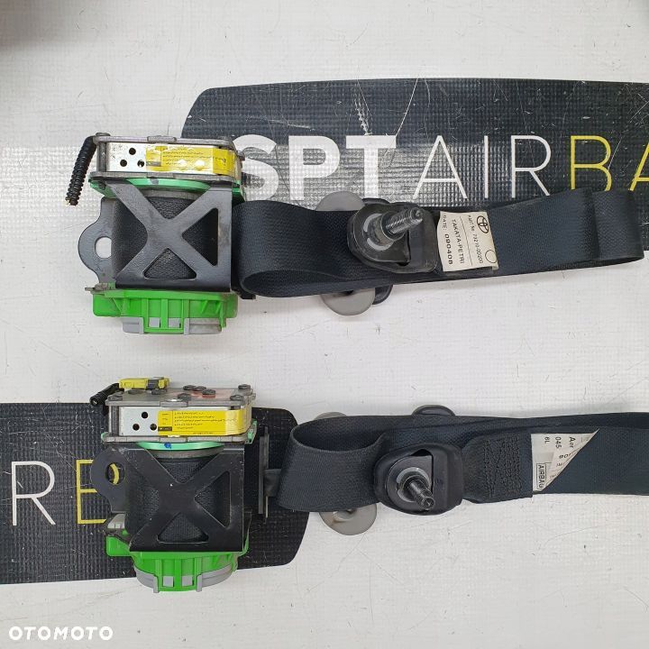 TOYOTA YARIS 2 II DESKA ROZDZIELCZA KONSOLA KOKPIT PULPIT PODUSZKI AIRBAG AIR BAG PASY KIT SET - 7