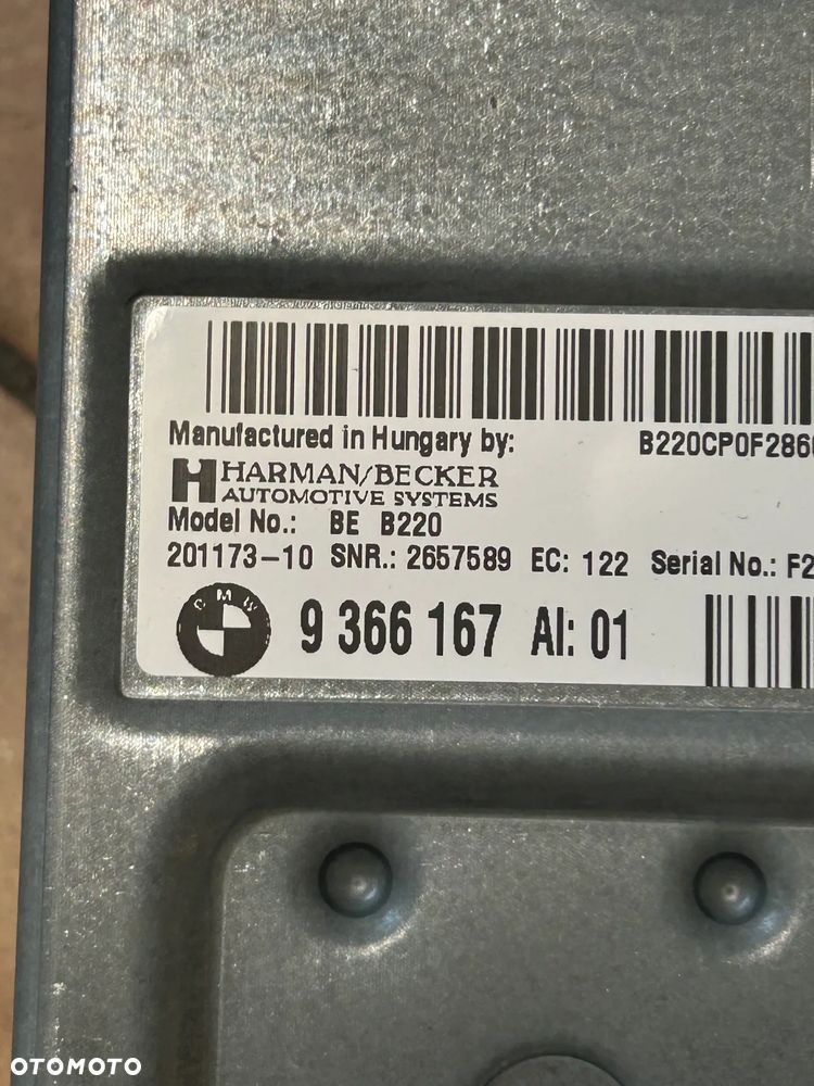 WZMACNIACZ AUDIO HIFI HARMAN KARDON BMW F30 F31 F32 F34 F36 F15 9366167 - 3