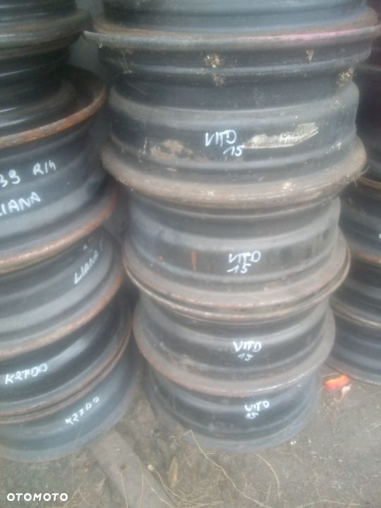 VW T4 TRANSPORTER r15 CARAVELLE felga FELGI 15 cali mercedes vito - 2