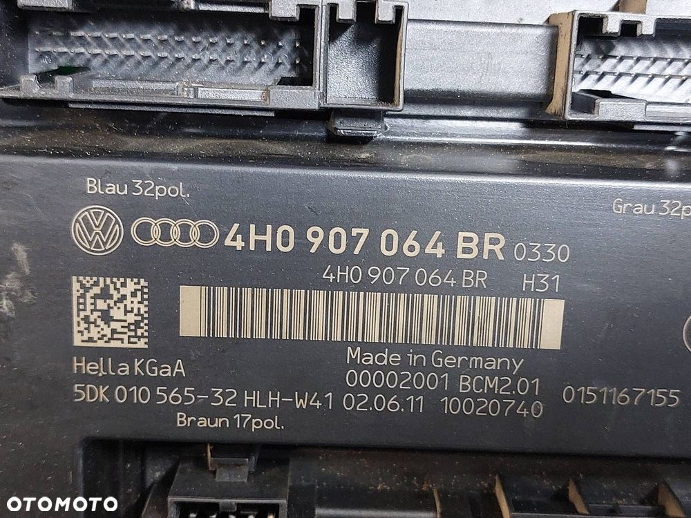 ZESTAW STARTOWY AUDI A7 4G 3.0 TFSI 4G0907551A 4H0907064BR 4G8920982G - 4