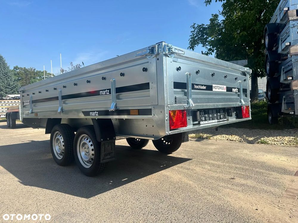 Martz Przyczepa Martz Hochlader 300/2 DMC 750 kg 300x150x40 2 osie wszystkie burty otwierane - 8