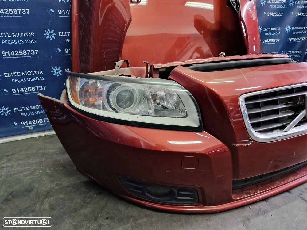 Frente completa usada VOLVO V50 S40 FACELIFT 2.0 DIESEL capot parachoques oticas guardalamas - 4