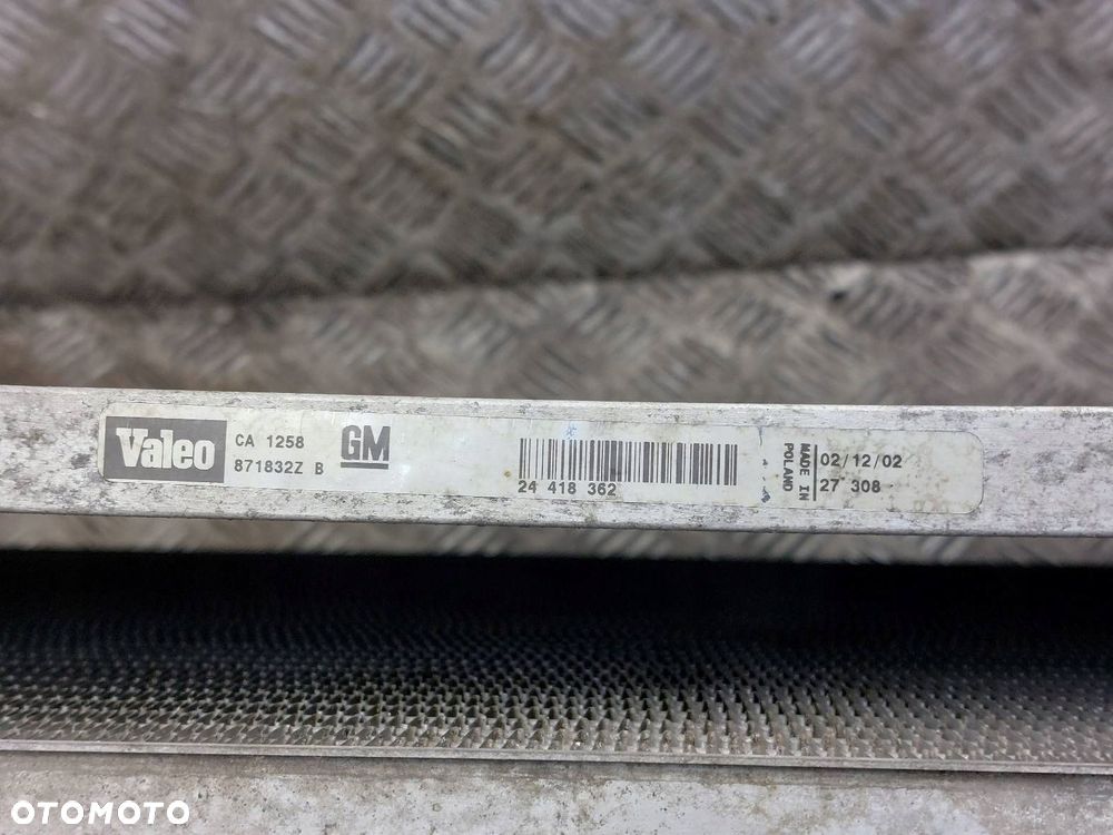 CHŁODNICE KOMPLET + WENTYLATORY OPEL VECTRA C 24410989 870824G 24418362 - 4