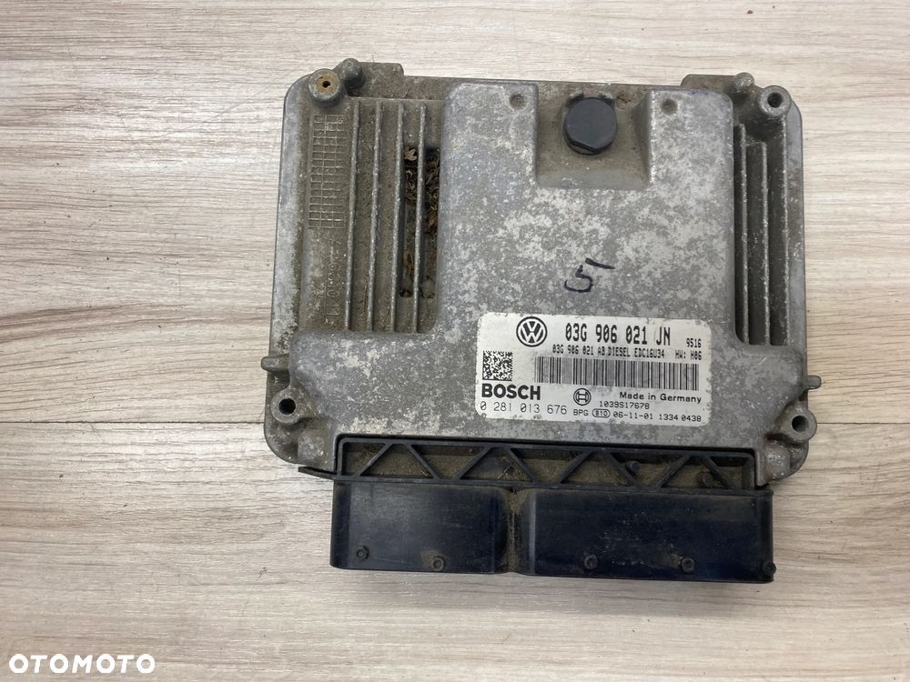 KOMPUTER STEROWNIK SILNIKA ECU SEAT ALTEA BLS 1.9 03G906021JN - 1