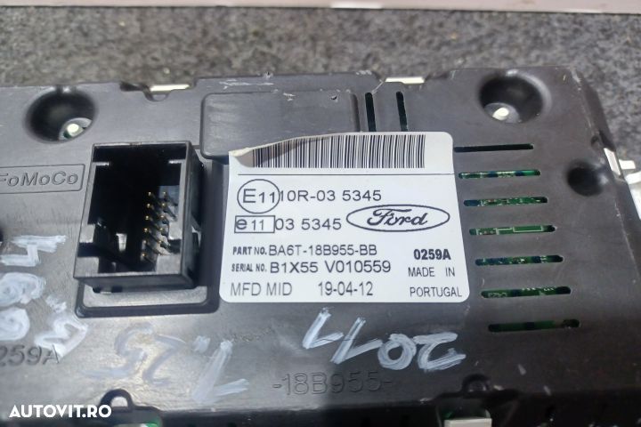 Display bord BA6T-18B955-BB BA6T18B955BB Ford Fiesta 6 [2008 - 2013] - 4