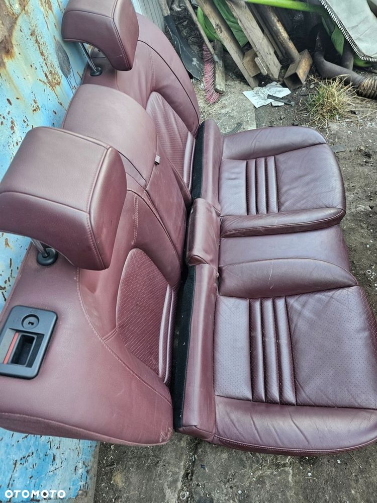 FOTELE KOMPLET BOCZKI KIEROWCY PASAŻERA KANAPA TYŁ SKÓRA PEUGEOT 407 COUPE - 7