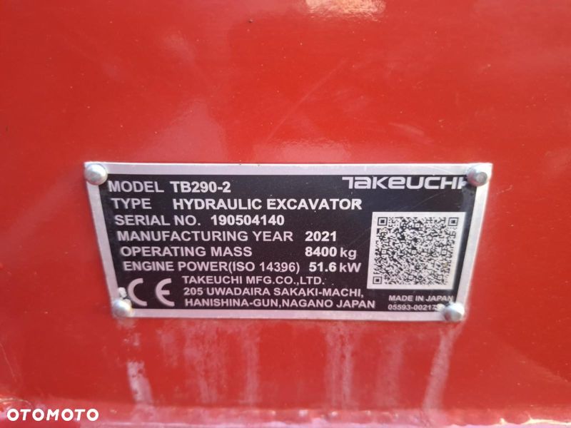 Takeuchi TB290 - 7