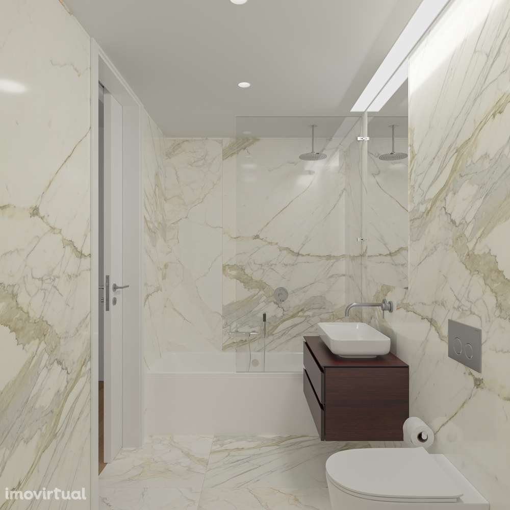 Excelente T1 c/ grande varanda, junto ao Mar e do rio Douro - Grande imagem: 4/9