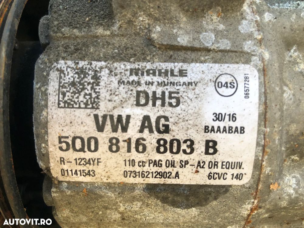 Compresor clima AC Skoda Octavia 3 2016 2.0 CRMB - 3