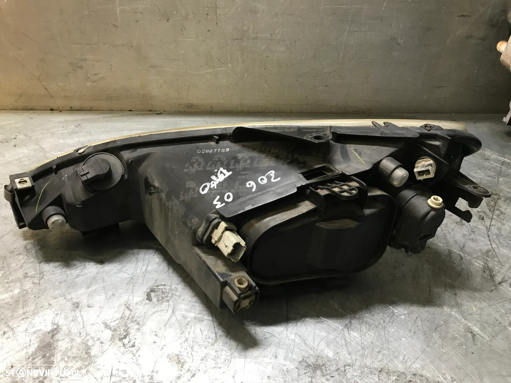 OTICA / FAROL PEUGEOT 206 FASE 2 - ESQUERDO / DIREITO - 6