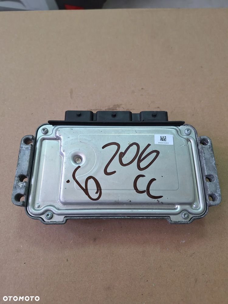 Komputer sterownik silnika 9659763580 Peugeot 206 cc    (20/9) - 2