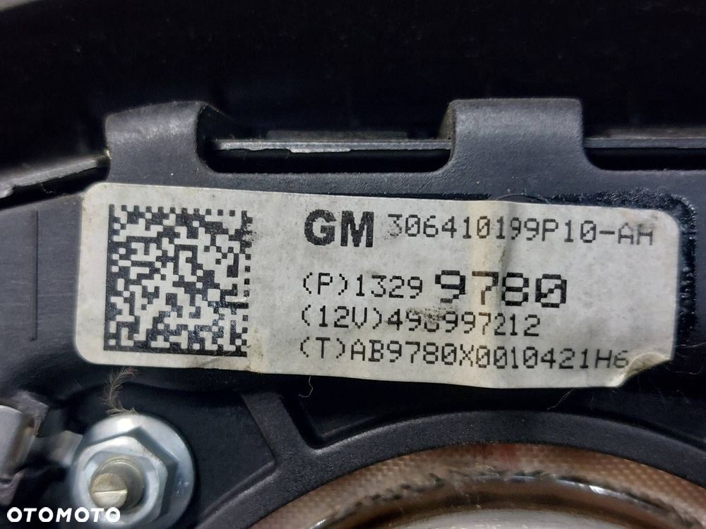 ZESTAW AIRBAG POSTRZAŁOWY KOKPIT OPEL ASTRA J 13301067 13299780 - 6