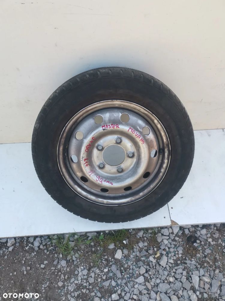 KOŁO ZAPASOWE DOJAZDOWE RENAULT MASTER II MOVANO INTERSTAR 5X130 R15 OPONA WIELOSEZO 195/65 R15C - 1