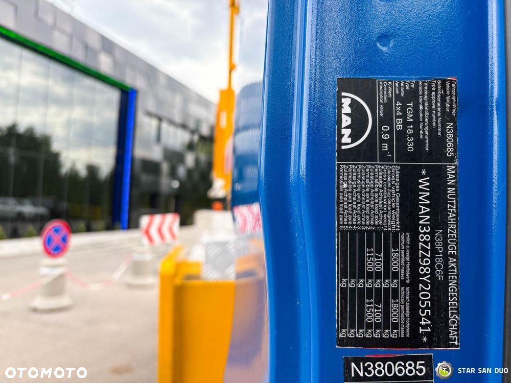 MAN TGM 18.330 4x4 MULTITEL J335 Podnośnik Koszowy - 18