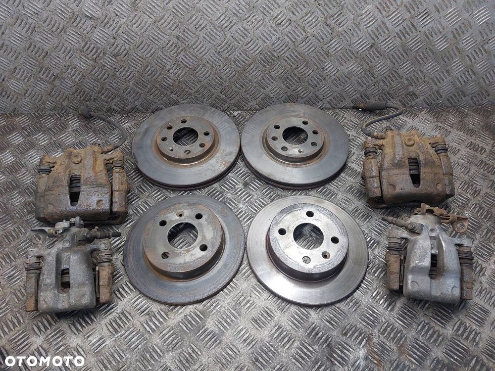 TARCZE HAMULCOWE TYŁ + PRZÓD + ZACISKI OPEL MERIVA A 1.4 16V ID: 239802 - 1