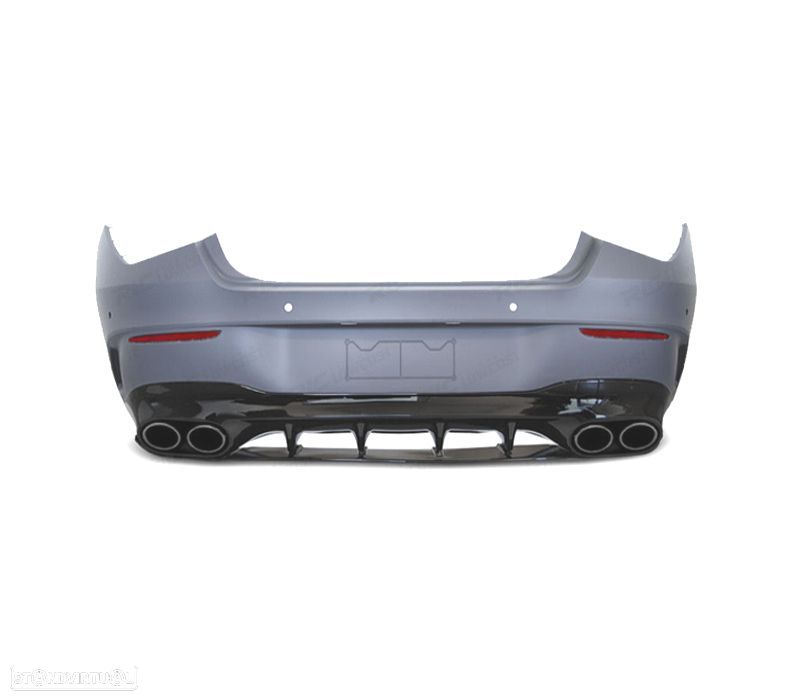 PARA-CHOQUES TRASEIRO MERCEDES CLA W118 LOOK AMG CLA45S 19-23 PDC - 2