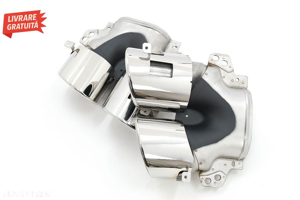 Difuzor Bara Spate cu Ornamente Evacuare Mercedes CLA X118 Shooting Brake C118 Cou- livrare gratuita - 11