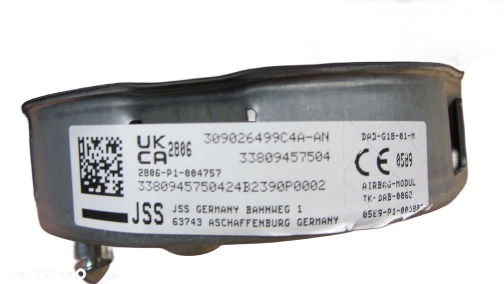 BMW X3 G01 G02 G05 X5 G30 PODUSZKA POWIETRZNA AIRBAG MPAKIET SKÓRA SKÓRA - 9