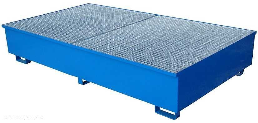 Wanna wychwytowa z kratownicą PMB  na jedną beczkę 50 L - 4