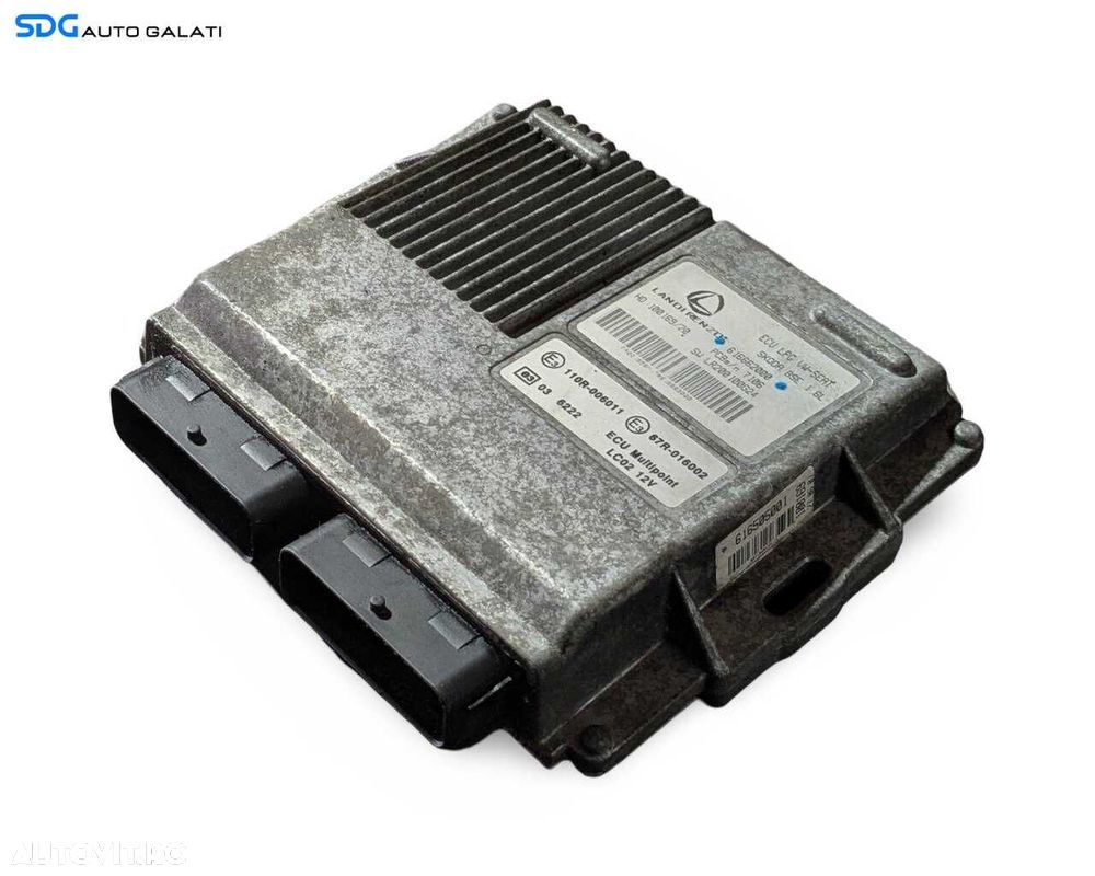 Unitate Modul Calculator Gaz GPL Multimarca LANDI RENZO Fiat Skoda Seat Opel Dacia Ford BMW Audi Volkswagen Mercedes Nissan Renault 1.6 Benzina BSE 2005 - 2013 Cod 616662000 [LR3812] - 5