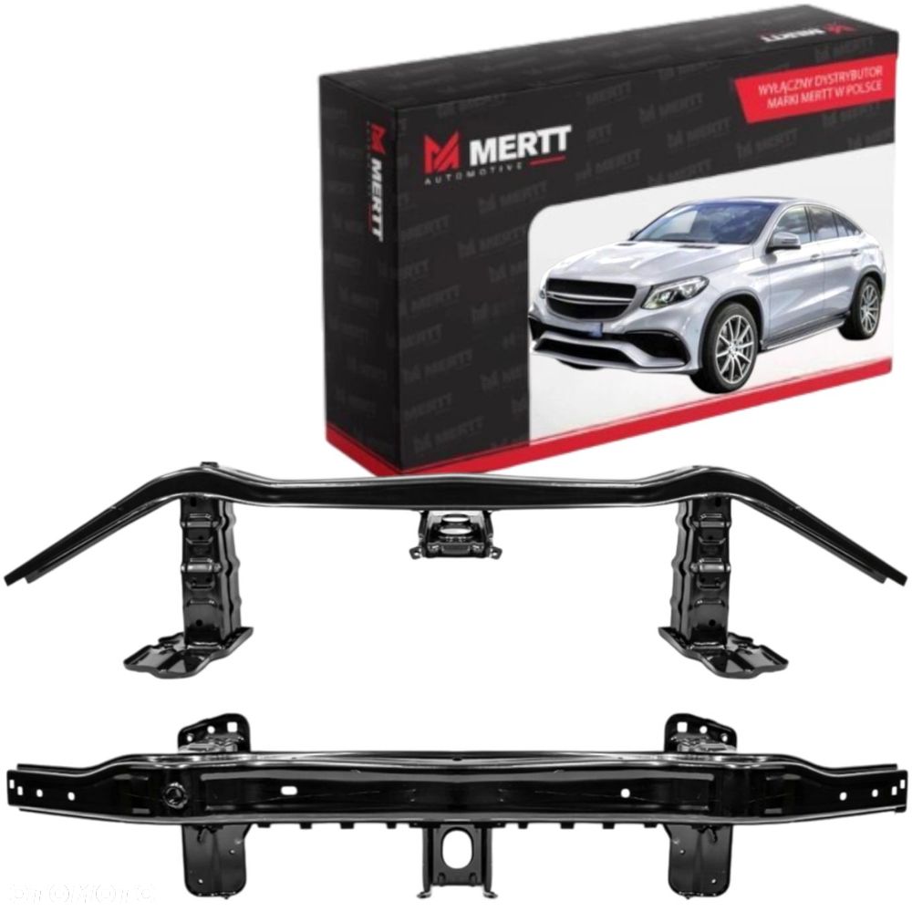 WZMOCNIENIE CZOŁOWE BELKA ZDERZAKA MERCEDES ML GLE GLS GL W166 1666204701 - 1