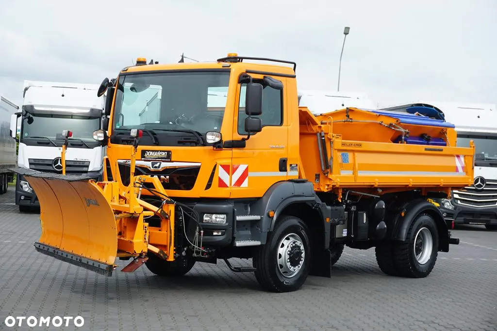 MAN TGM / 18.250 / E 6 / 4 X 4 / WYWROTKA 3 STRONNA / ŁAD. 10 060 KG / JAK NOWY - 2