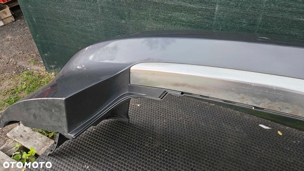 Zderzak Tył Tylny Szary LX7Z Dwa Wydechy 2 Rury Czujniki Parkowania PDC Listwa Chrom Dokładka Audi A4 B7 Sedan - 24