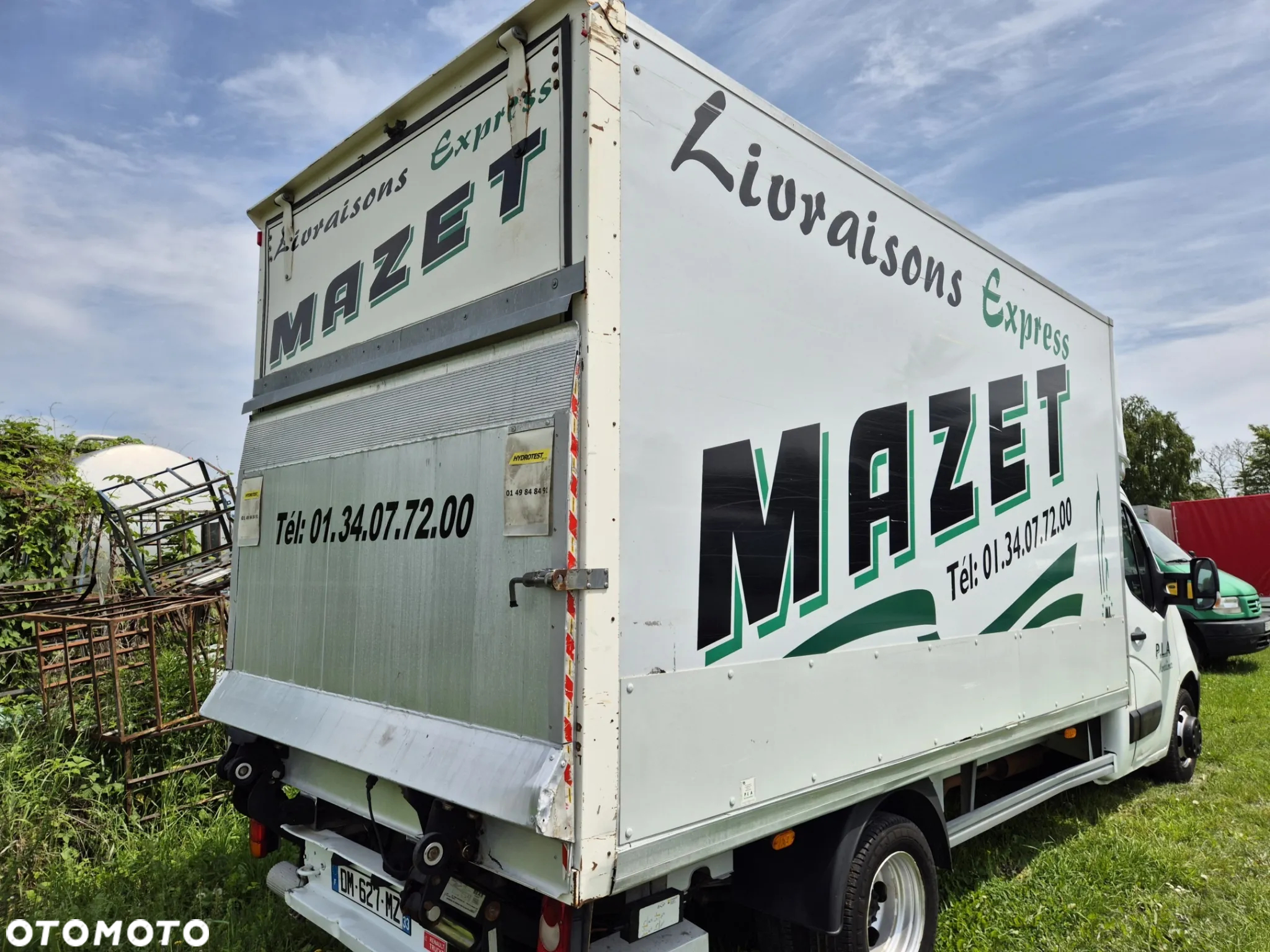 Kontener 8 palet winda 750kg Bar, Regulowana szerokość podramówki, Master, Iveco, Ducato, Inne - 3