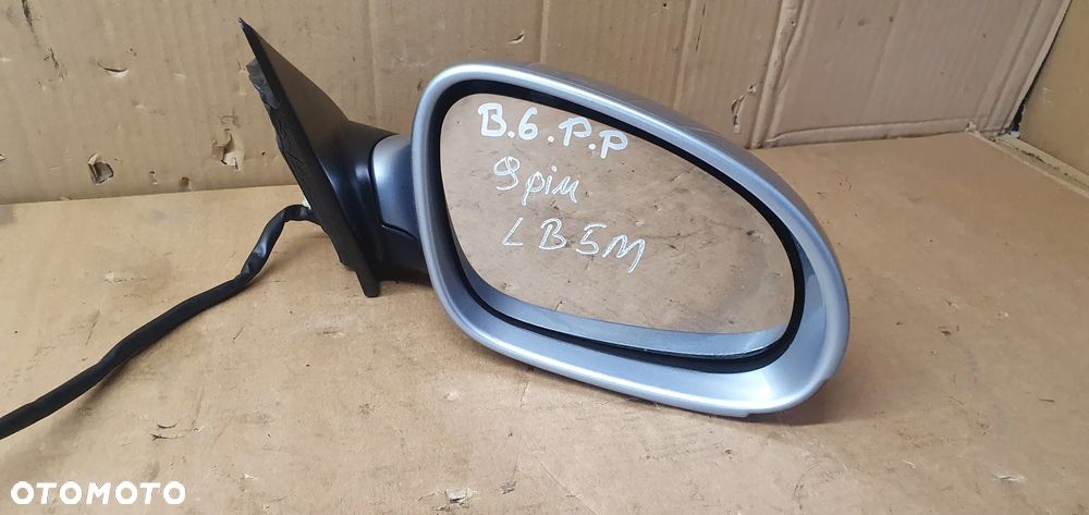 Lusterko prawe 9 pin 9 pinów Europa VW Passat B6 LB5M - 8