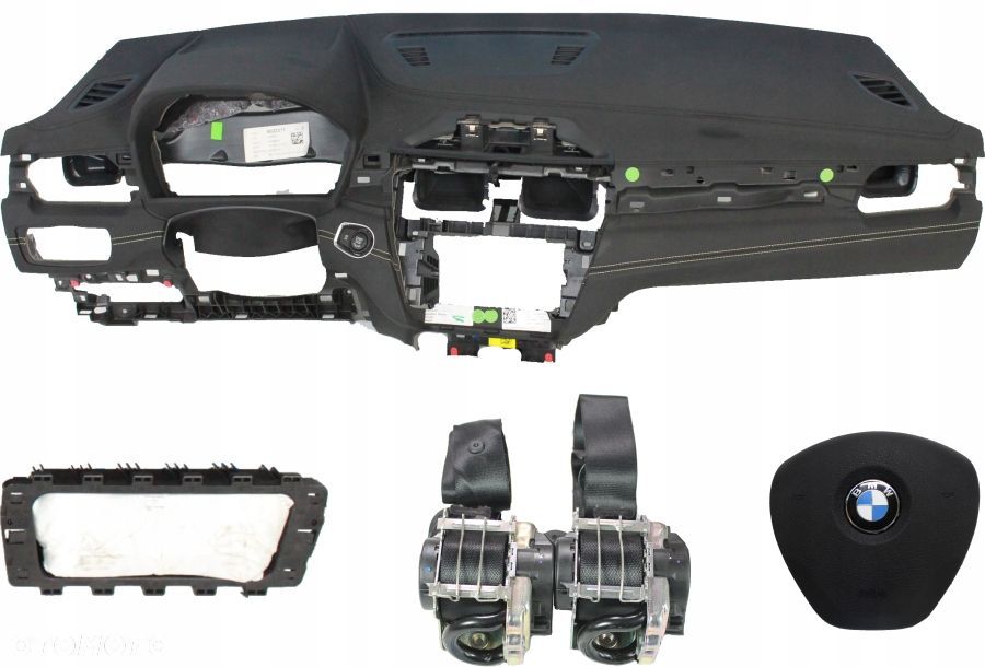 DESKA KONSOLA AIRBAG BMW X2 F39 PODUSZKI PASY - 3