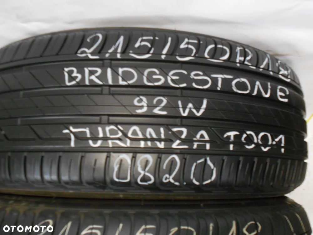 OPONY 215/50R18 BRIDGESTONE TURANZA T001 DOT 3223 / 0820  7.5MM - 2