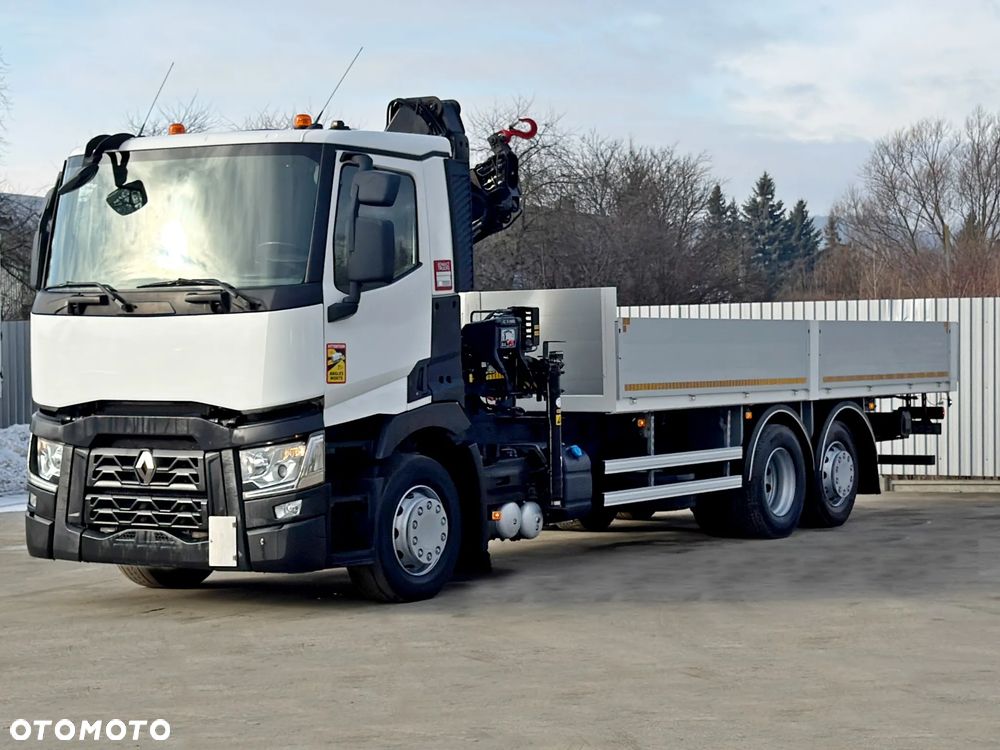 Renault T 380 * SKRZYNIA 6,80 m * HIAB 111 B - 2 HIDUO + PILOT * STAN BDB - 4