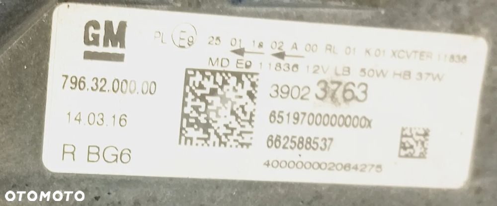 Lampa przednia Prawy Przód Full Led EU Opel Astra K - 10