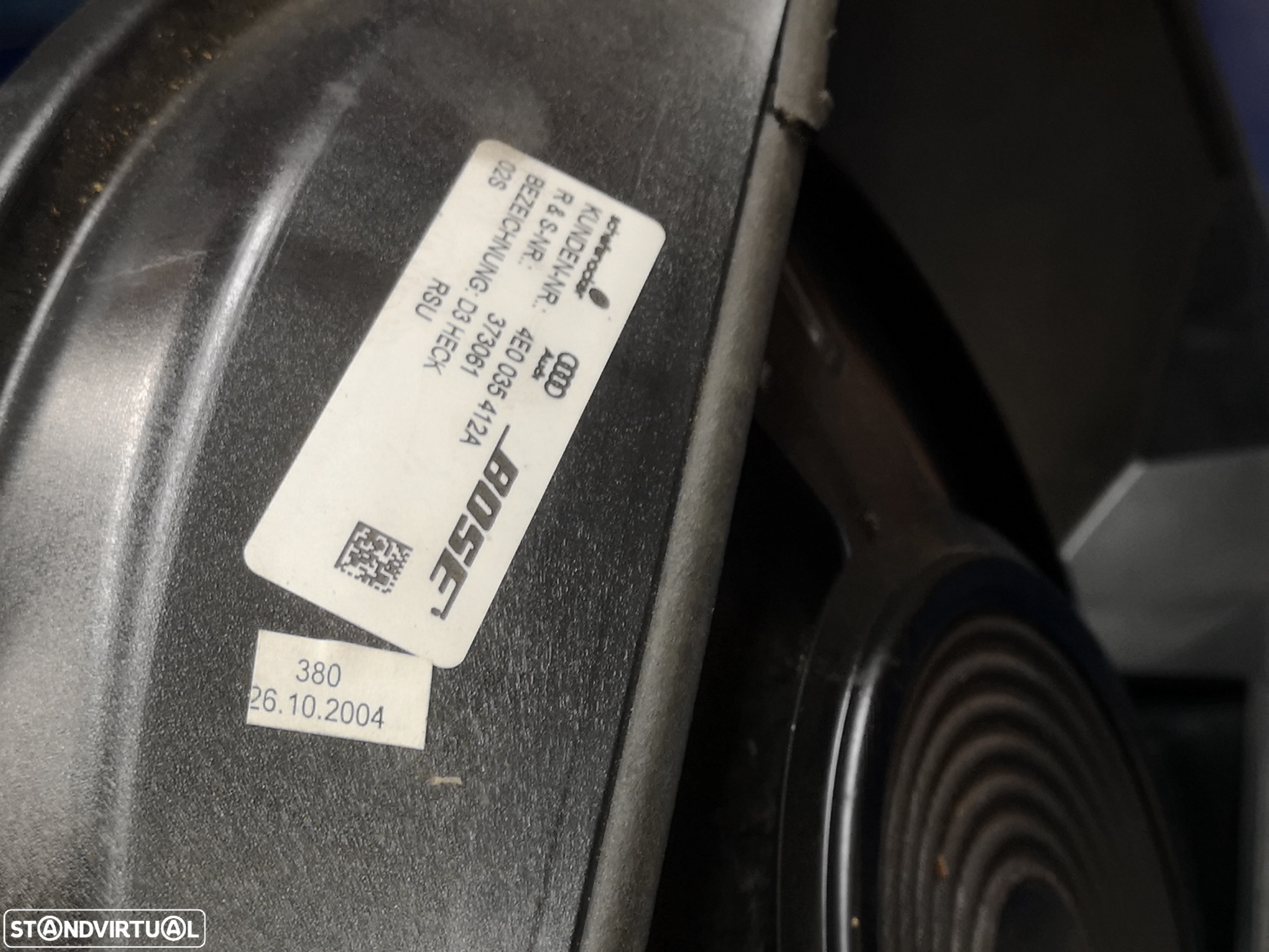 Coluna de som SUBWOOFER originais  Bose Audi a8 d3 4e0 2003-2009 - 4
