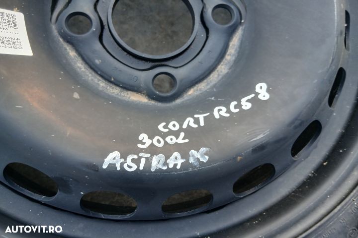 Roata de rezerva slim R14 14x4TH2 ET26 105/70 R14 14x4TH2 ET26 105/70 - 2